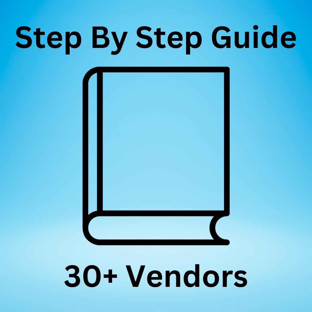 Step By Step Guide (32+ Vendors Included)